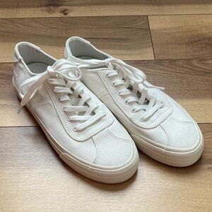 Madewell MWL Sidewalk Low Top Canvas Sneakers